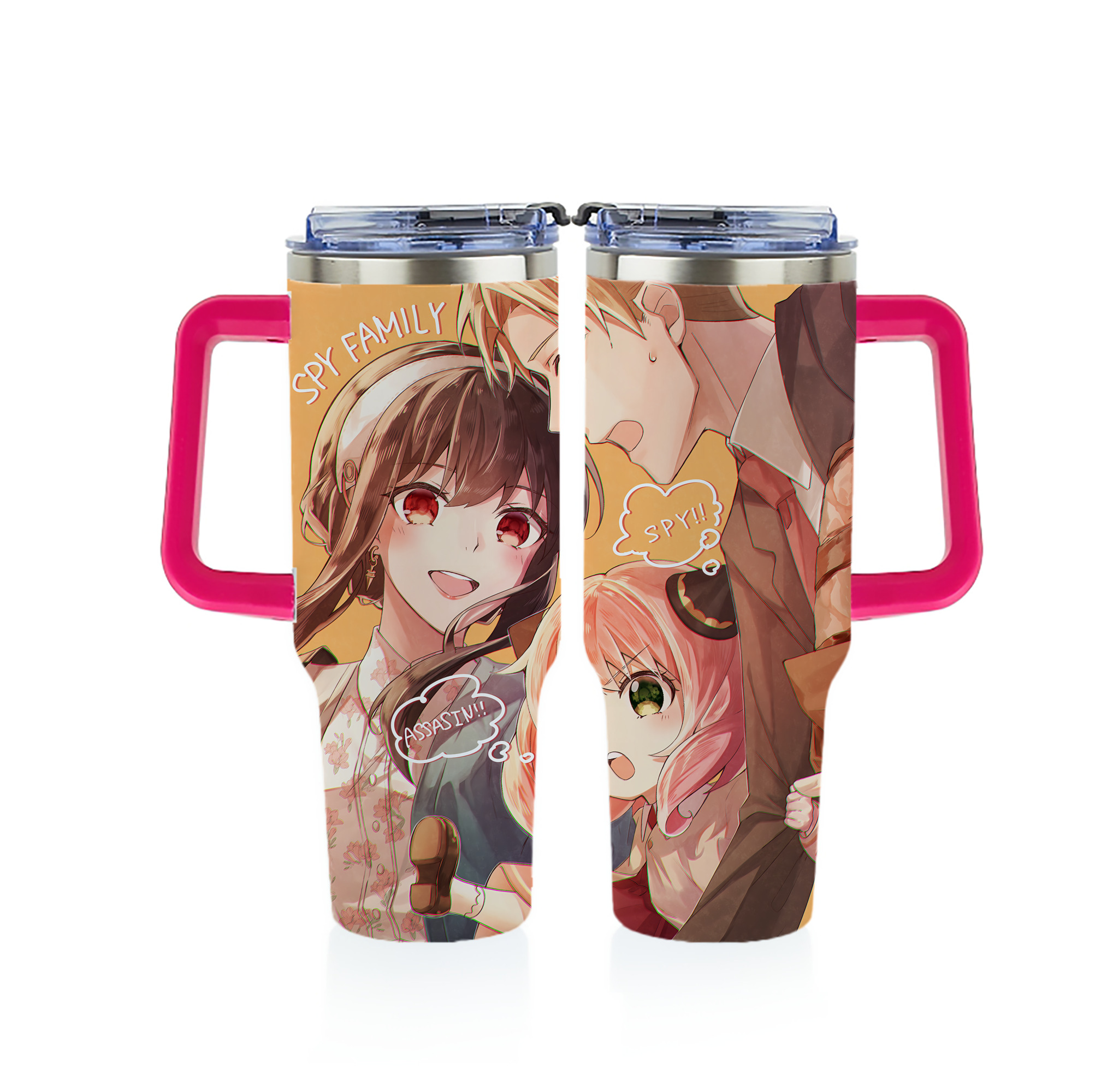 （画像用） SPY×FAMILY间谍家家酒 1200ｍLフルプリント車用タンブラー
